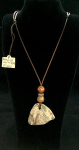 PETRIFIED WOOD FOSSIL NECKLACE